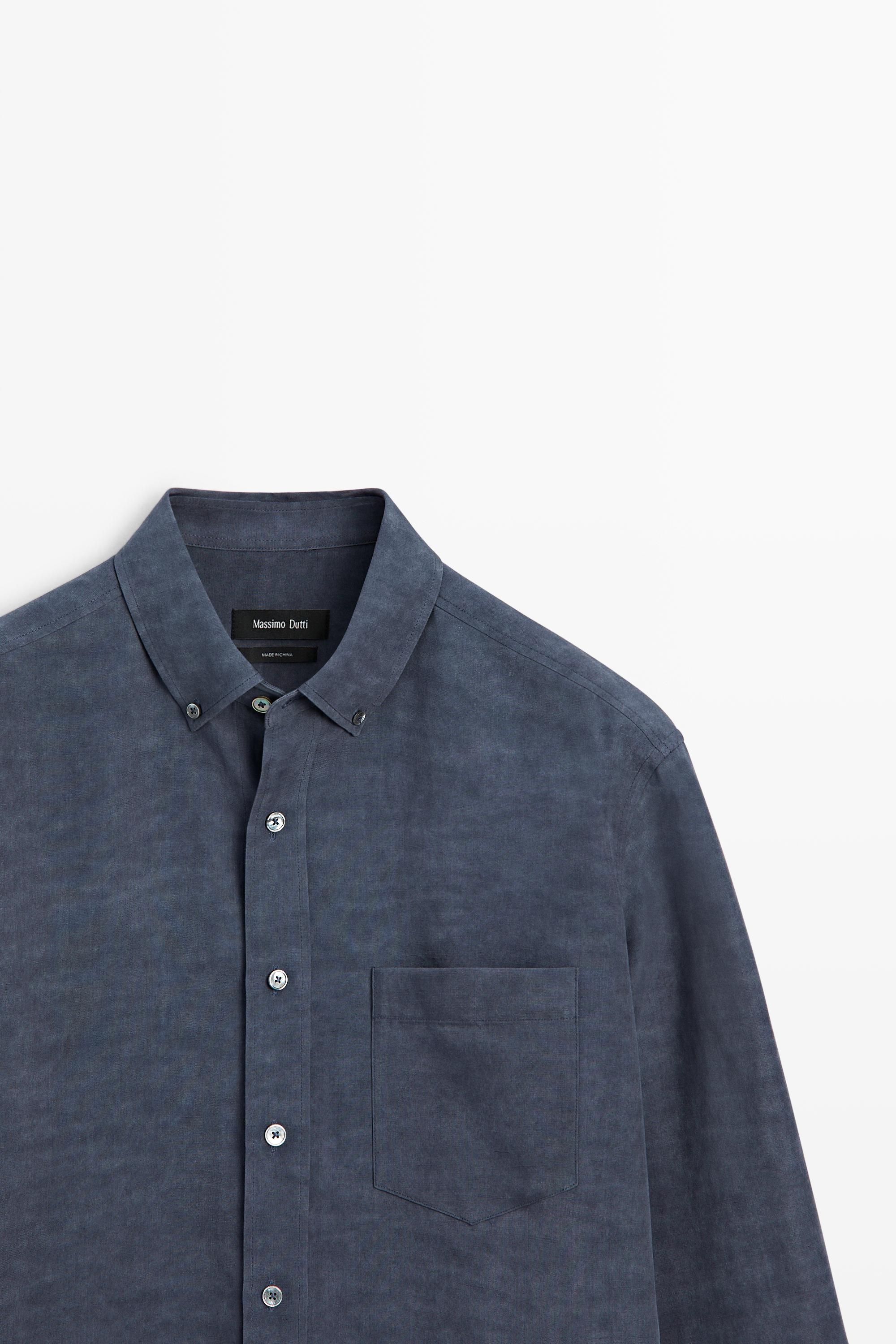 Regular fit shirt with pocket detail