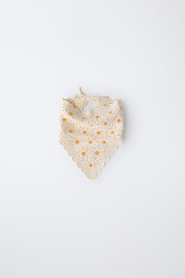 PLETEN NAGLAVNI TRAK Z MARJETICAMI - Ekru barva de Zara - Slika 0
