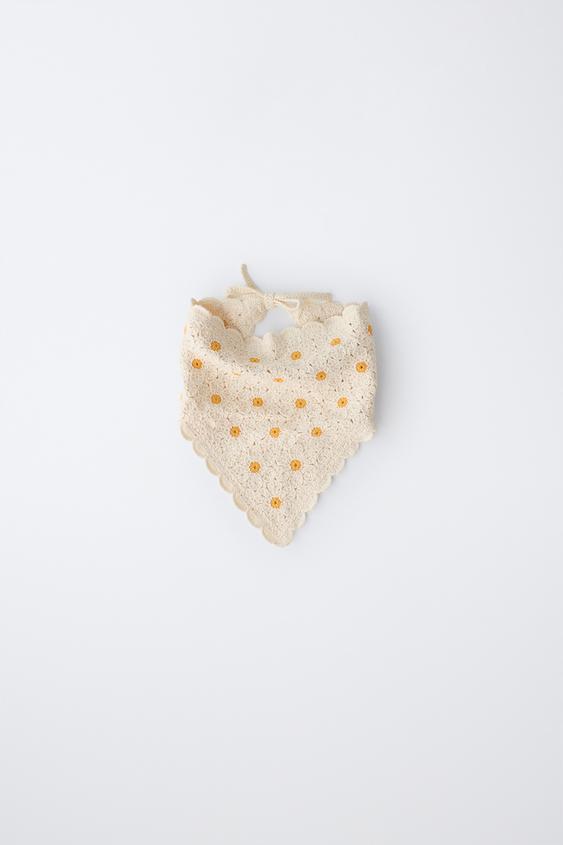 BANDANA PUNTO MARGARITAS - Crudo de Zara - Imagen 0