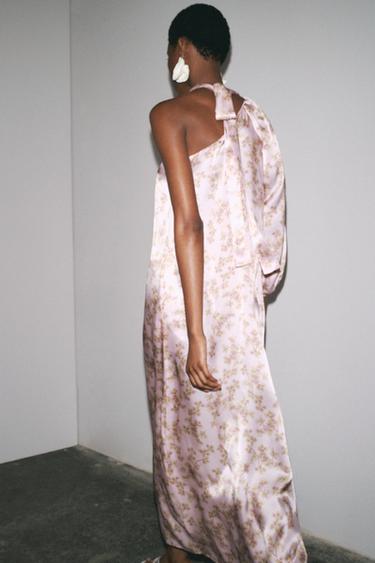 LIMITED EDITION 100% SILK ASYMMETRIC DRESS - 025 by Zara - Image 6