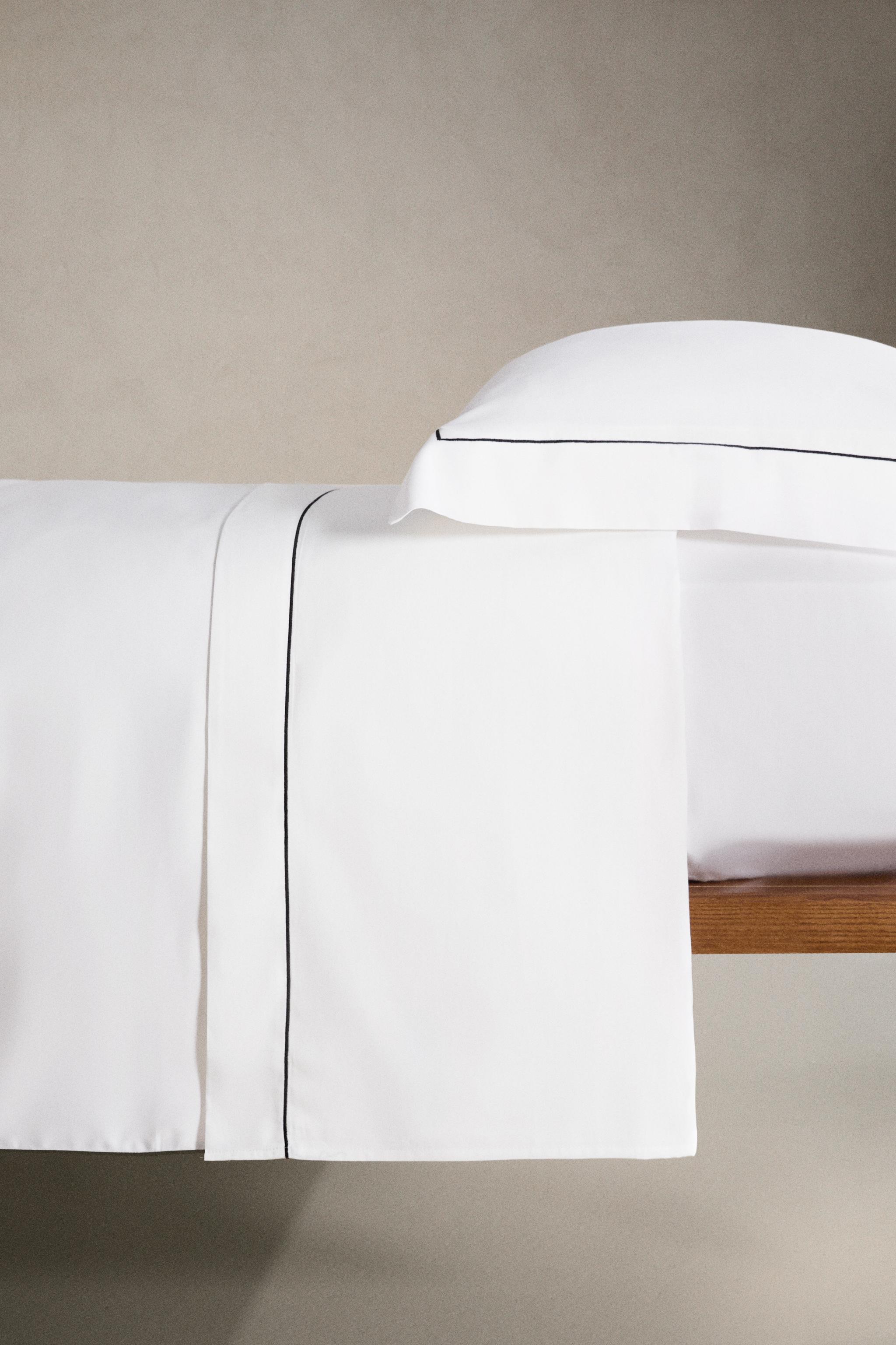 DRAP PLAT SATIN FESTON