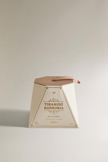 (120 G) TIRAMISU EUPHORIA SCENTED CANDLE - Khaki by Zara - Image 3