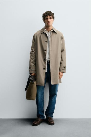 GABARDINA FORRO DESMONTABLE - Beige de Zara