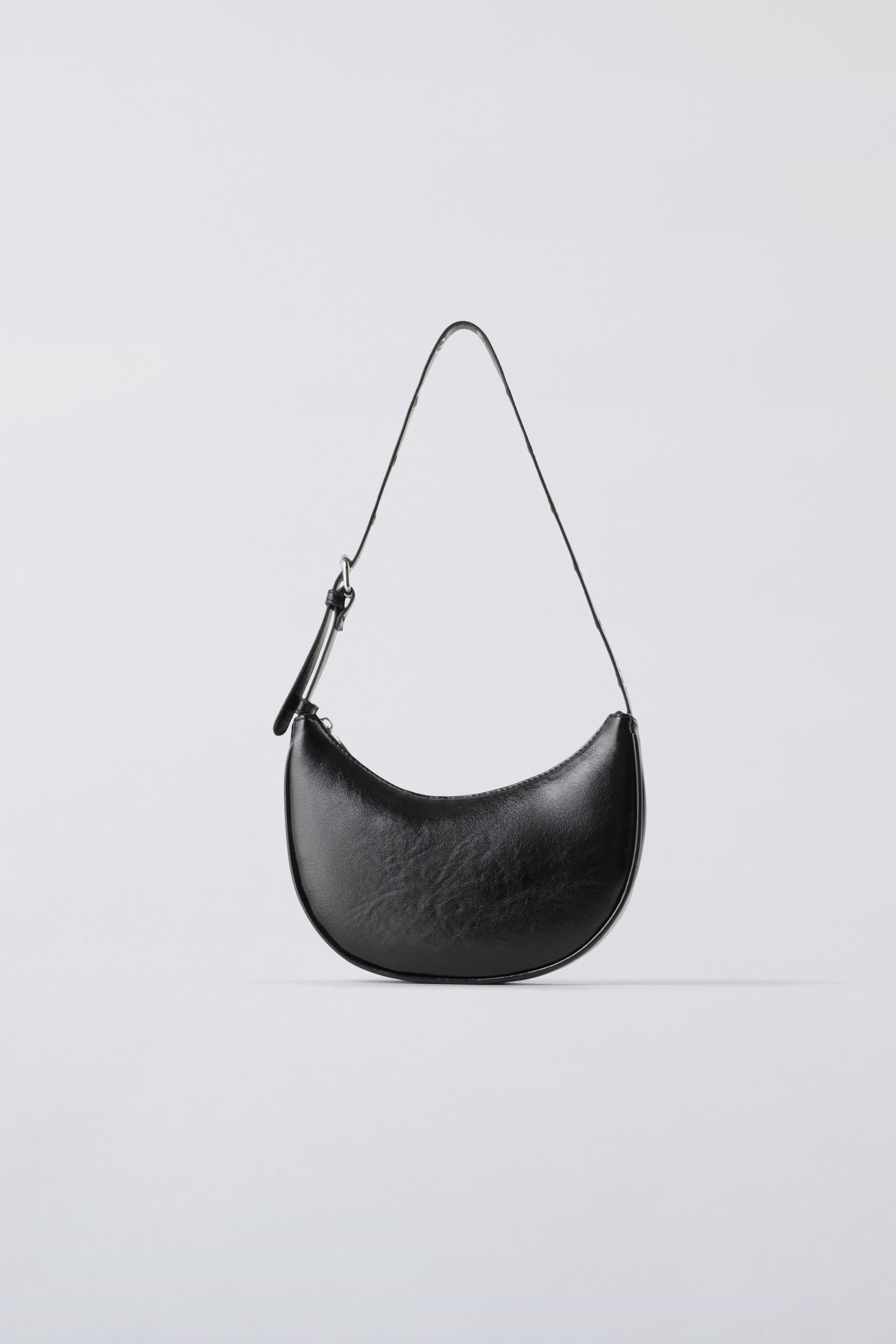 Black shoulder bag zara sale