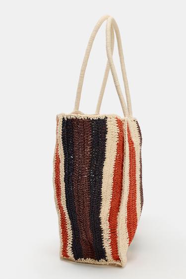 BRAIDED PRINT BAG - Multicoloured by Zara - Image 3
