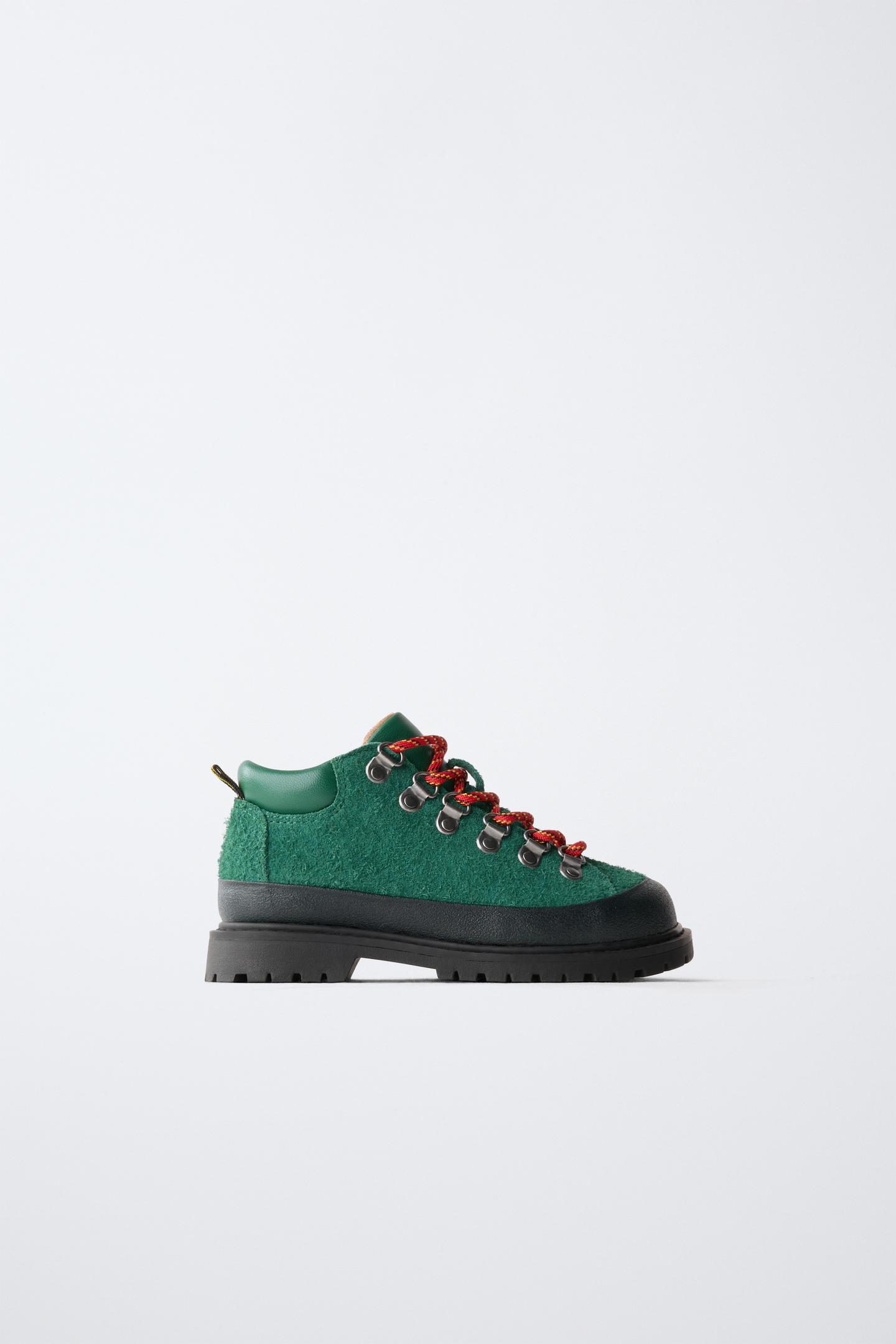 Детские кроссовки Zara Technical Sneaker, цвет: Зелёный
