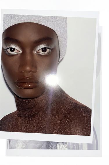 Zara DELICATE METALS EYE GLOSS - PLATA MAT