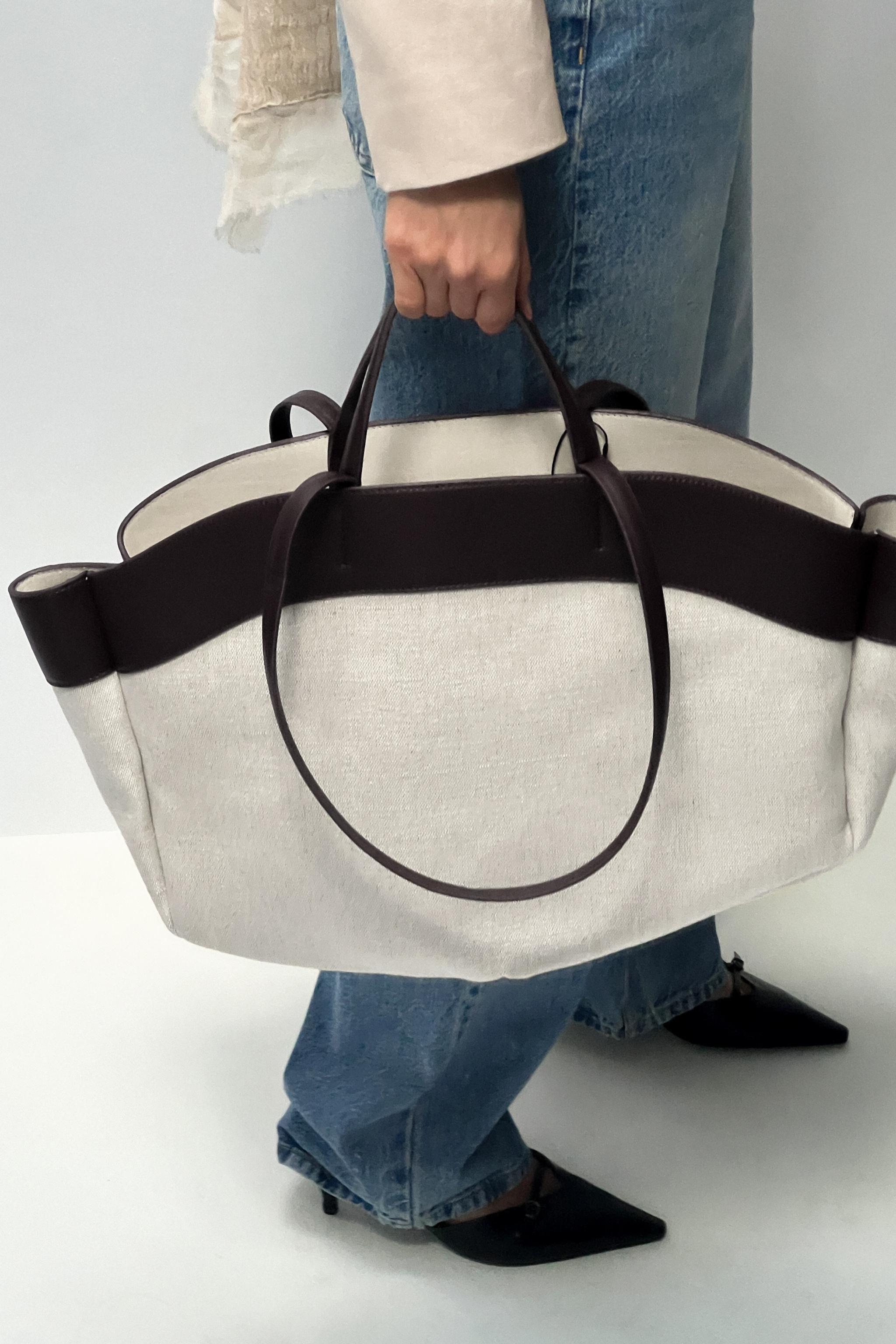 Zara custom tote bag Clearance