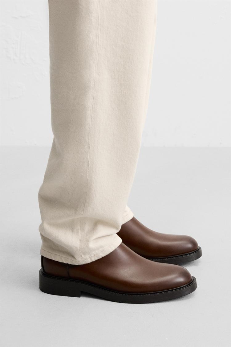 チェルシーブーツ - ブラウン | ZARA Japan / 日本
