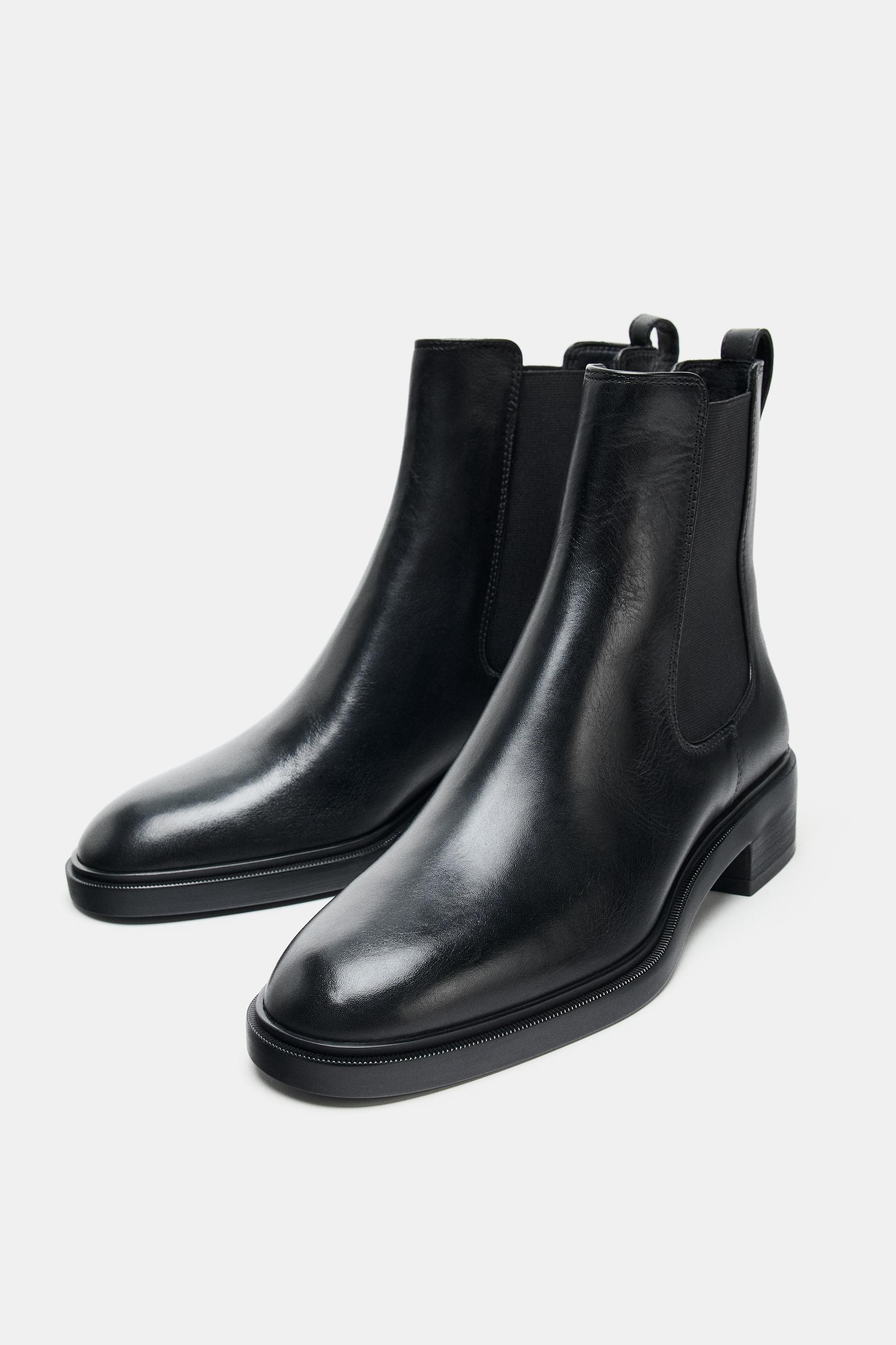 CHELSEA ANKLE BOOTS - Black | ZARA Canada