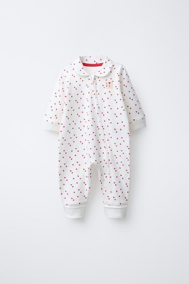 PYJAMA ENTIER À FERMETURE ÉCLAIR PIED CONVERTIBLE - Écru de Zara - Image 2