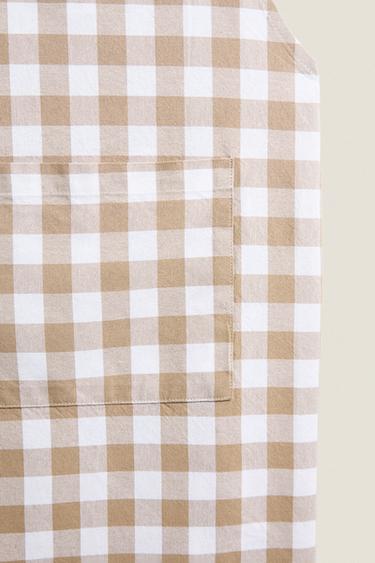 TABLIER FIL TEINTÉ - Beige de Zara - Image 2