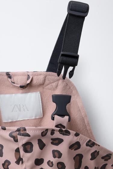 WATER RESISTANT PRINTED RUBBERISED JUMPSUIT - Pink by Zara - Image 2