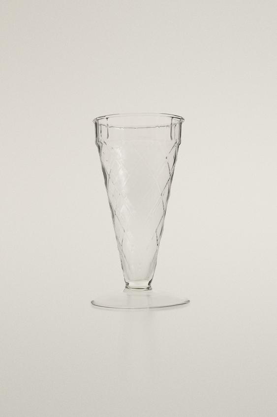 BOROSILICATE ICE-CREAM CUP - Transparent by Zara - Image 0