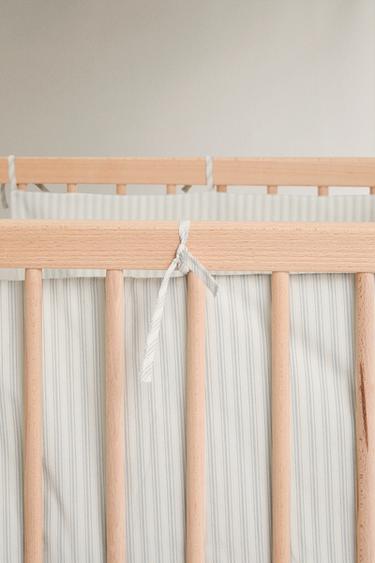 CHILDREN'S STRIPED COT BUMPER COVER - striped by Zara - Image 4