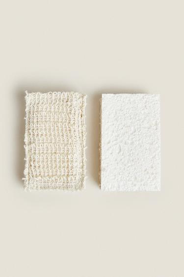 Zaras KÖKSSVAMP (2-PACK) - Ljust beige - Bild 0