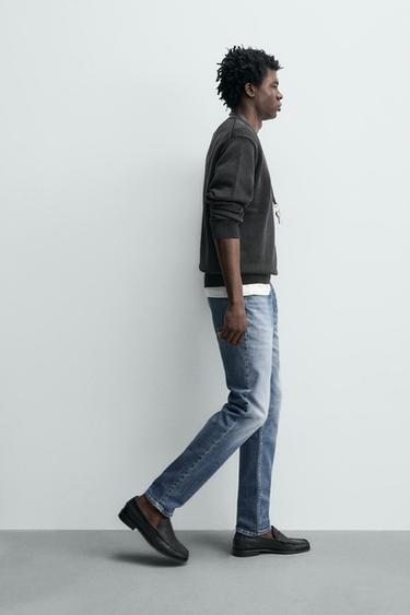 BASIC SLIM FIT JEANS - Blue by Zara - Image 5