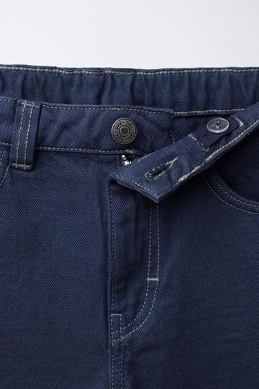 CONTRAST TOPSTITCHING BERMUDA SHORTS - Blue by Zara - Image 2