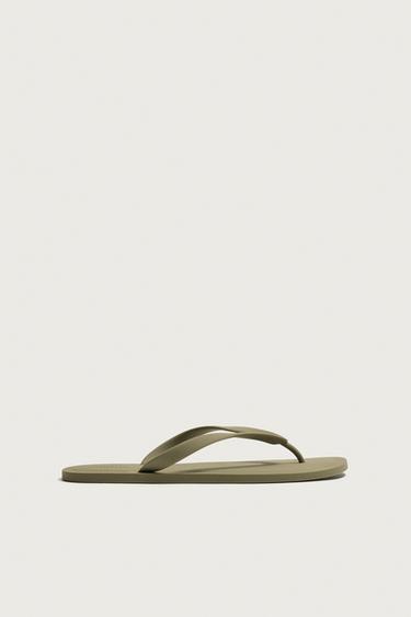 STRAPPY SANDALS - Taupe Grey by Zara