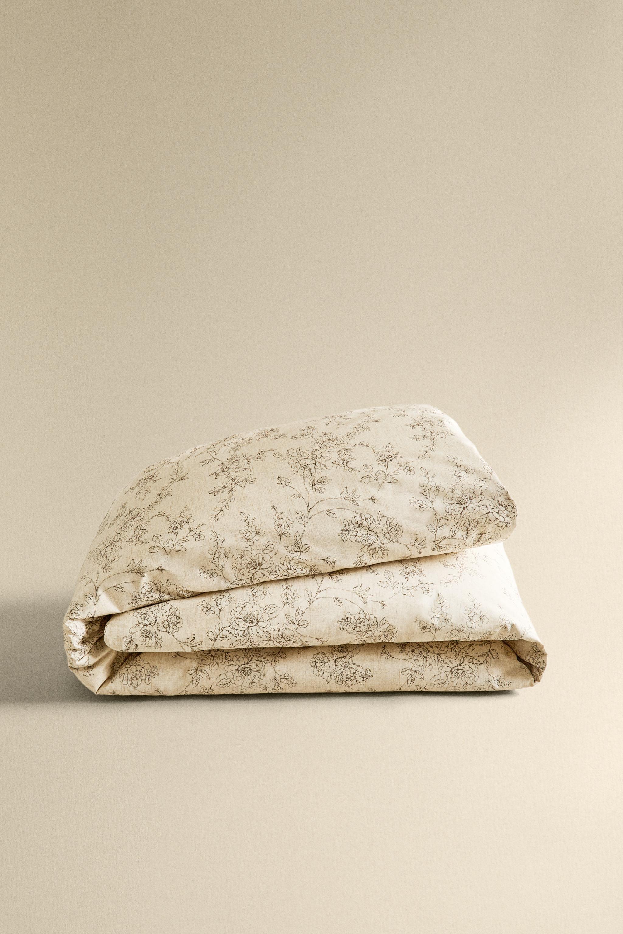 HOUSSE DE COUETTE IMPRIMÉ FLORAL