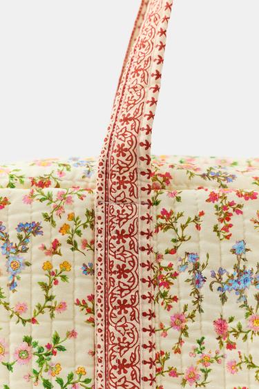 SAC MATELASSÉ À IMPRIMÉ FLEURS - unique de Zara - Image 3