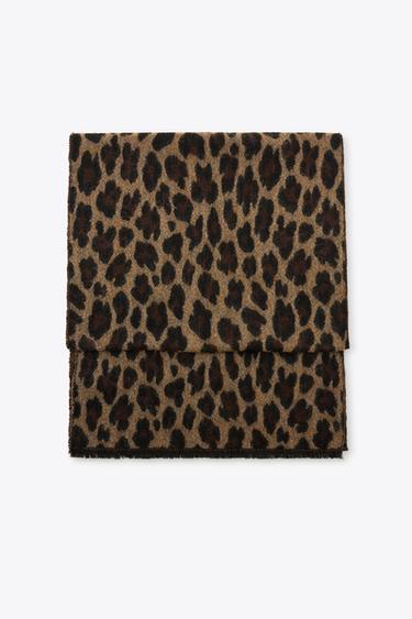 ANIMAL PRINT SCARF - Leopard by Zara