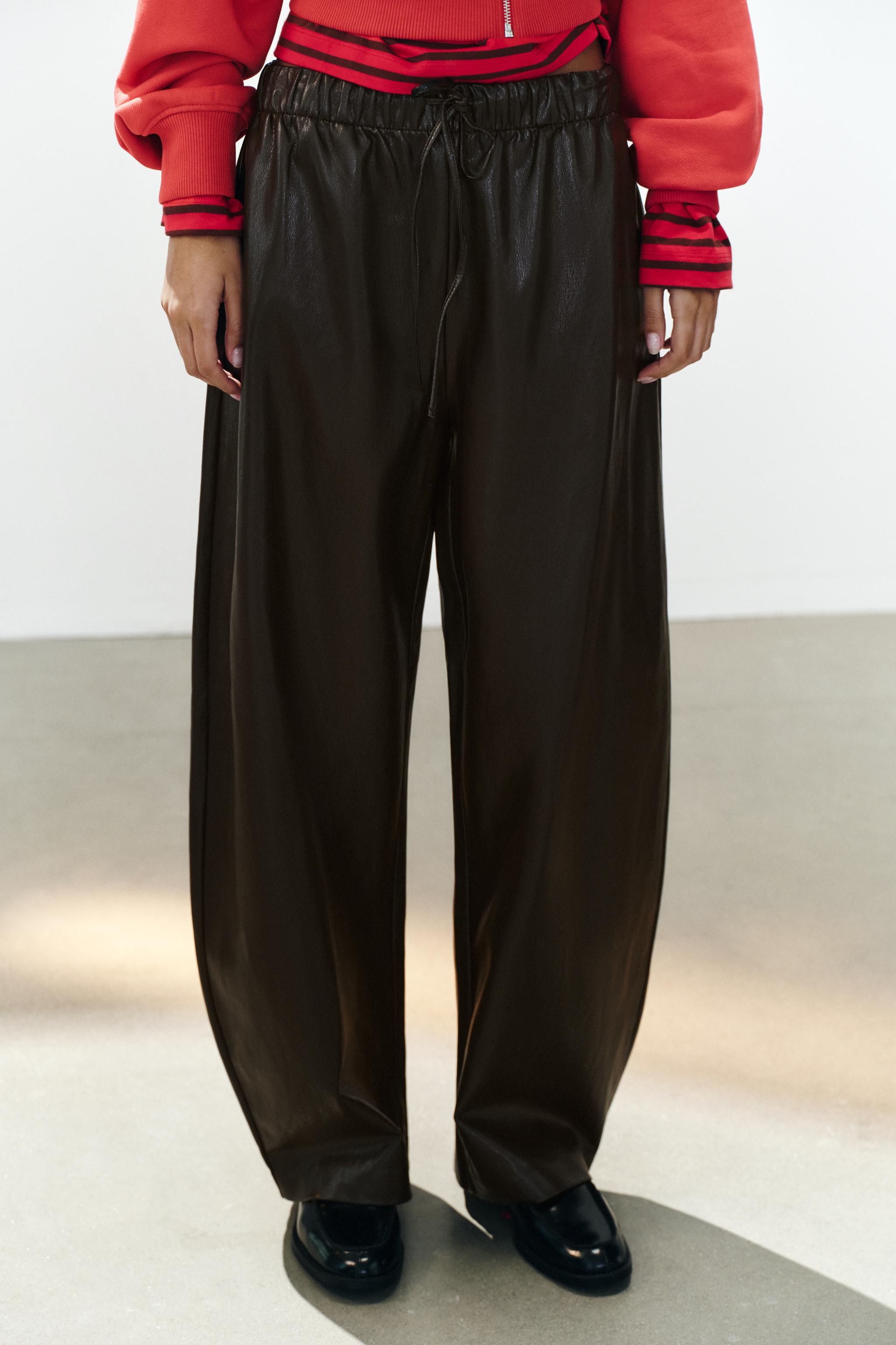 TECHNICAL FABRIC BALLOON PANTS