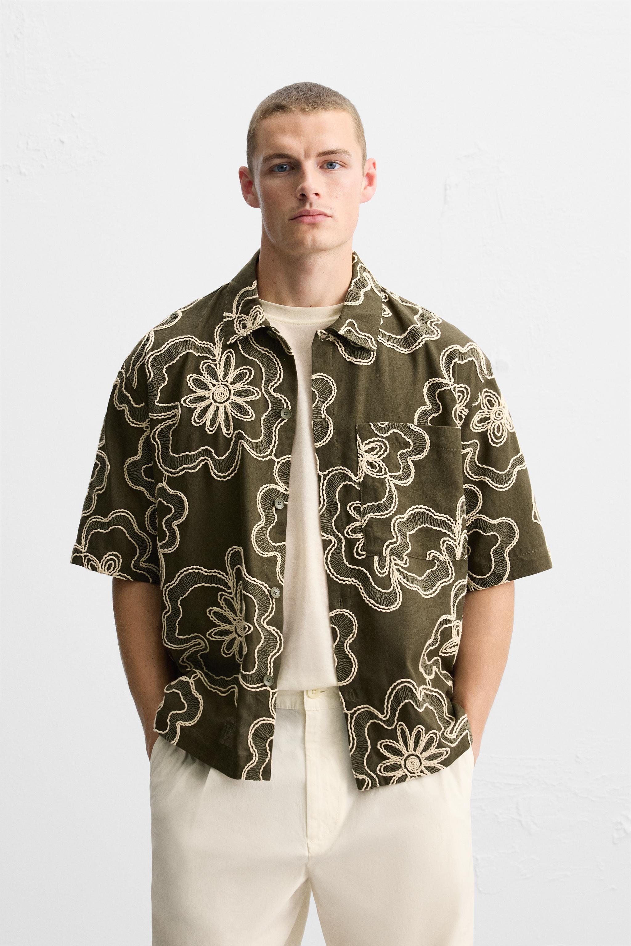 Chemises a fleurs pour homme Nouvelle Collection en ligne ZARA Canada