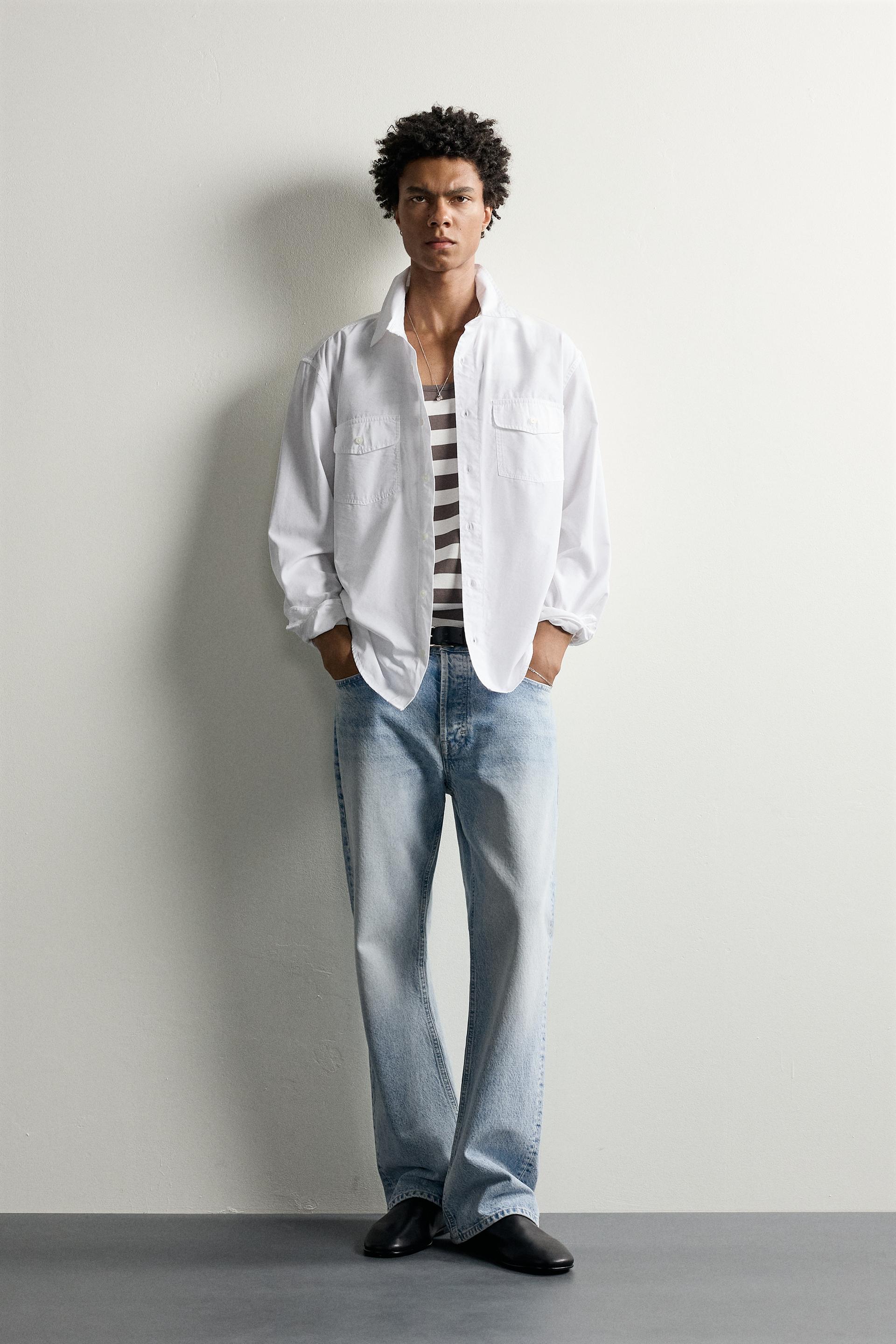 Cotton/Lyocell Pocket Shirt