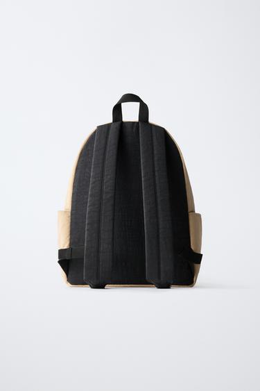 PATCH BACKPACK - Beige by Zara - Image 4