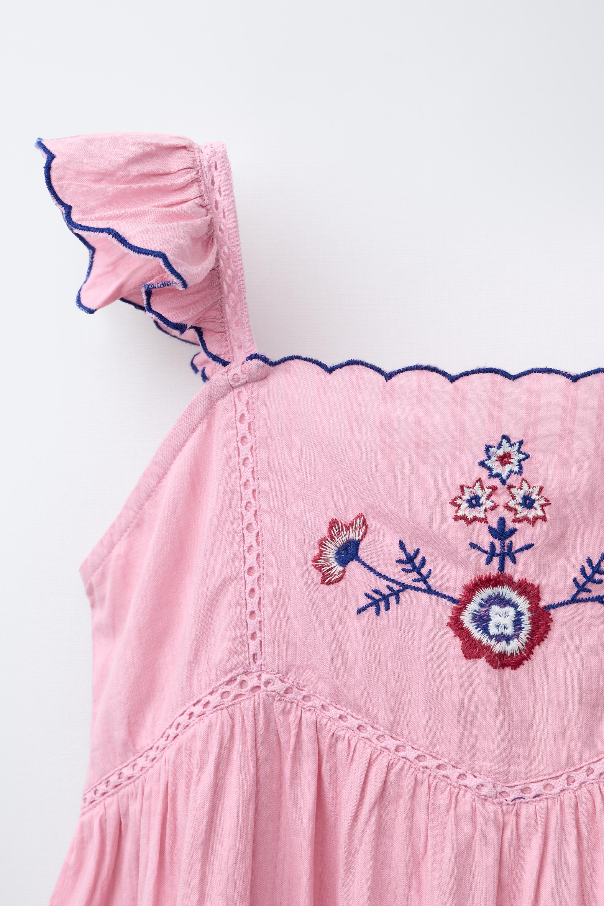 valentino embroidered floral dress Red Valentino Embroidered Flower Lace Dress – Runway Catalog main image 1