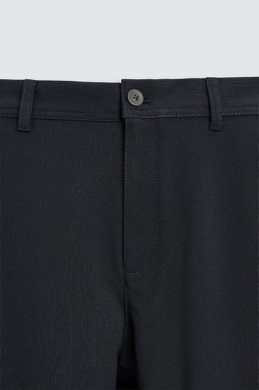 PANTALÓN ESTRUCTURA CONFORT - Marino oscuro de Zara