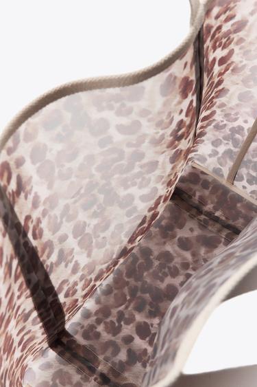ANIMAL PRINT MAXI SHOPPER BAG - Leopard by Zara - Image 3