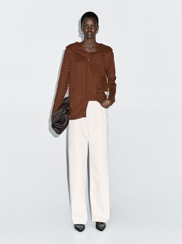 Cárdigan con lana detalle bufanda - Toffe de Zara - Imagen 0