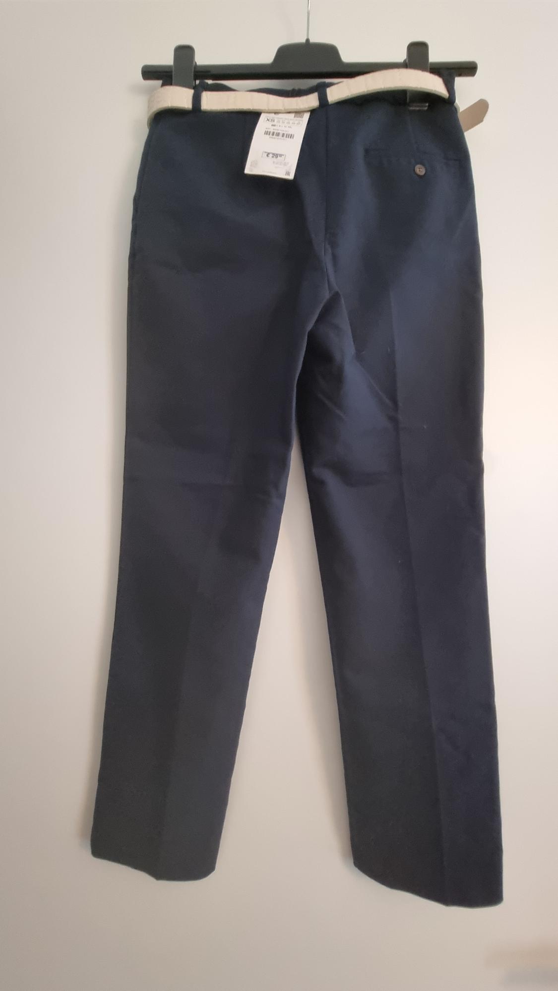 SKINNY TROUSERS WITH BELT - Image 2