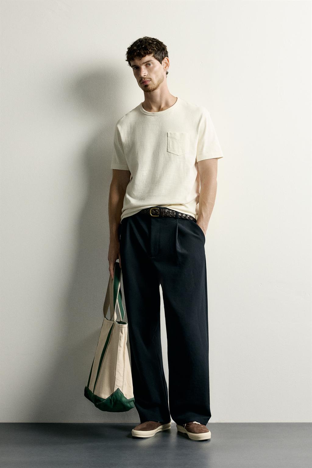 Zara Qısa qollu regular fit köynək