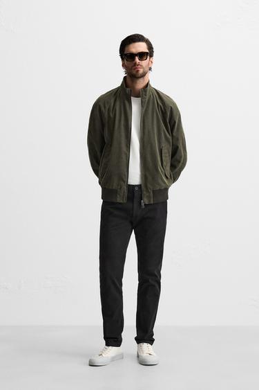 PANTALÓN CHINO SKINNY FIT - Negro de Zara