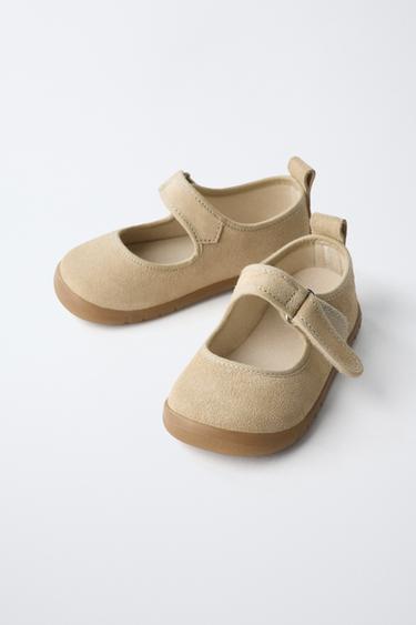 BAREFOOT LEATHER BALLET FLATS - Sand Brown by Zara - Image 5