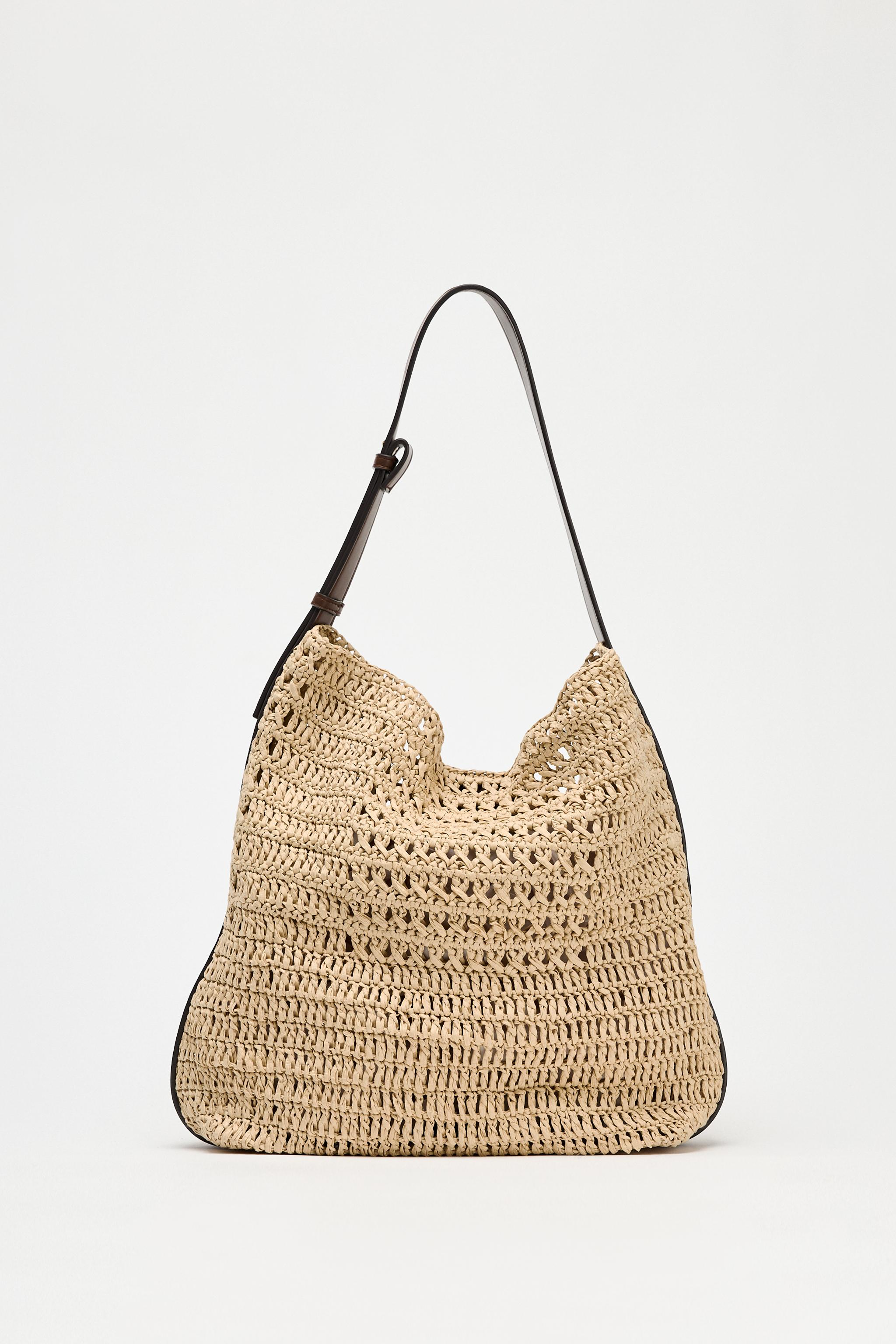 ZARA ラフィア ミニトートバッグ 新品未使用 - メルカリ