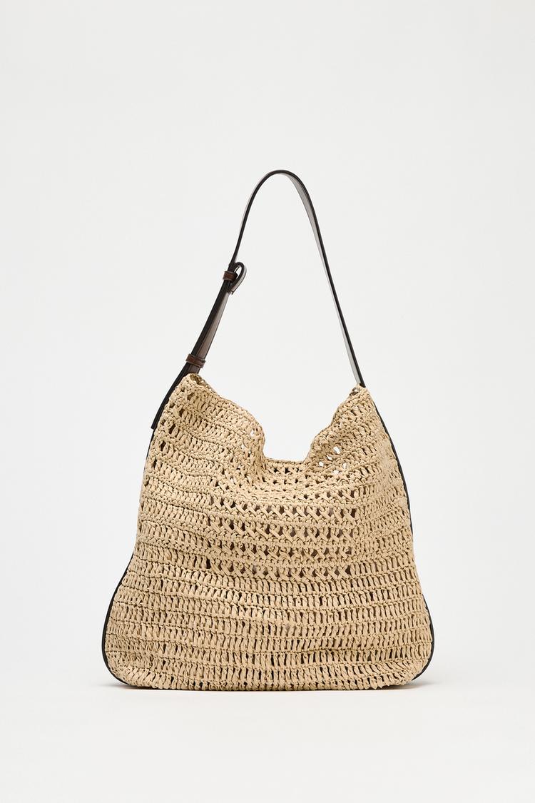 Zara Raffia Zara Pearl Basket Bag Shop Zara FAUX MOTHER-OF-PEARL