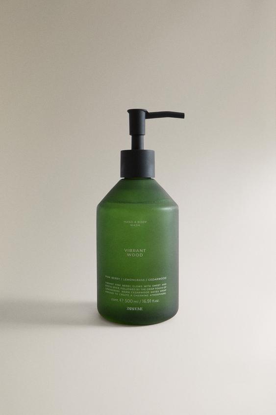 (500 ML) SABONETE LÍQUIDO PARA MÃOS E CORPO VIBRANT WOOD - Verde da Zara - Imagem 0