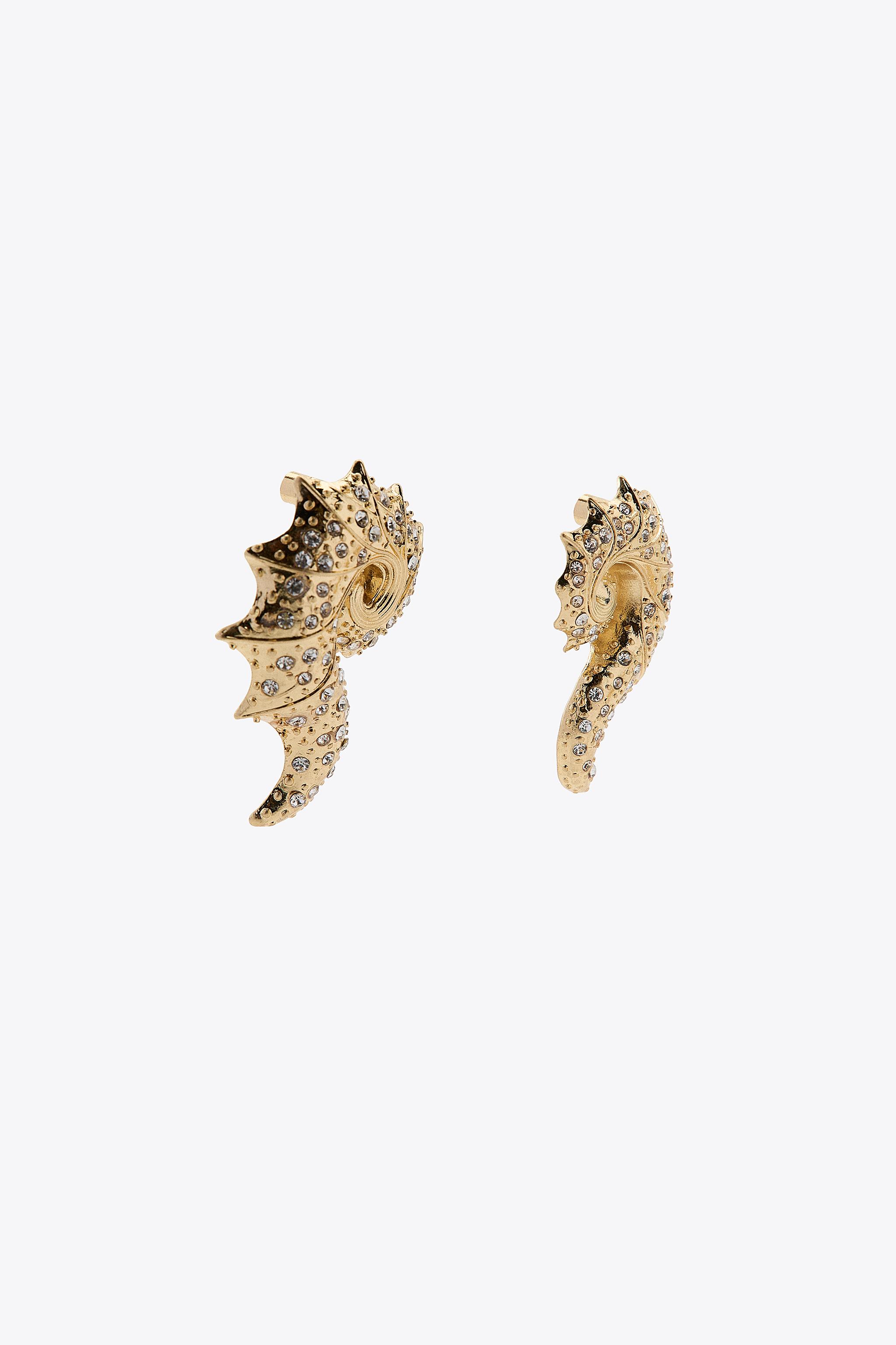 JEWEL SHELL EARRINGS