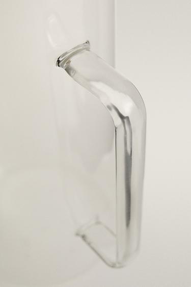 BOROSILICATE GLASS JUG WITH LID - Transparent by Zara - Image 3