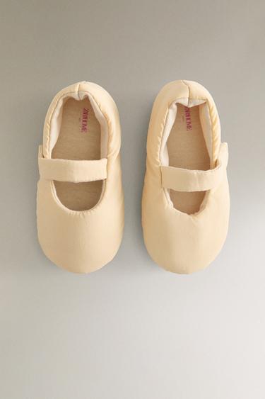 BALLERINES ENFANT TISSU - Jaune de Zara - Image 4