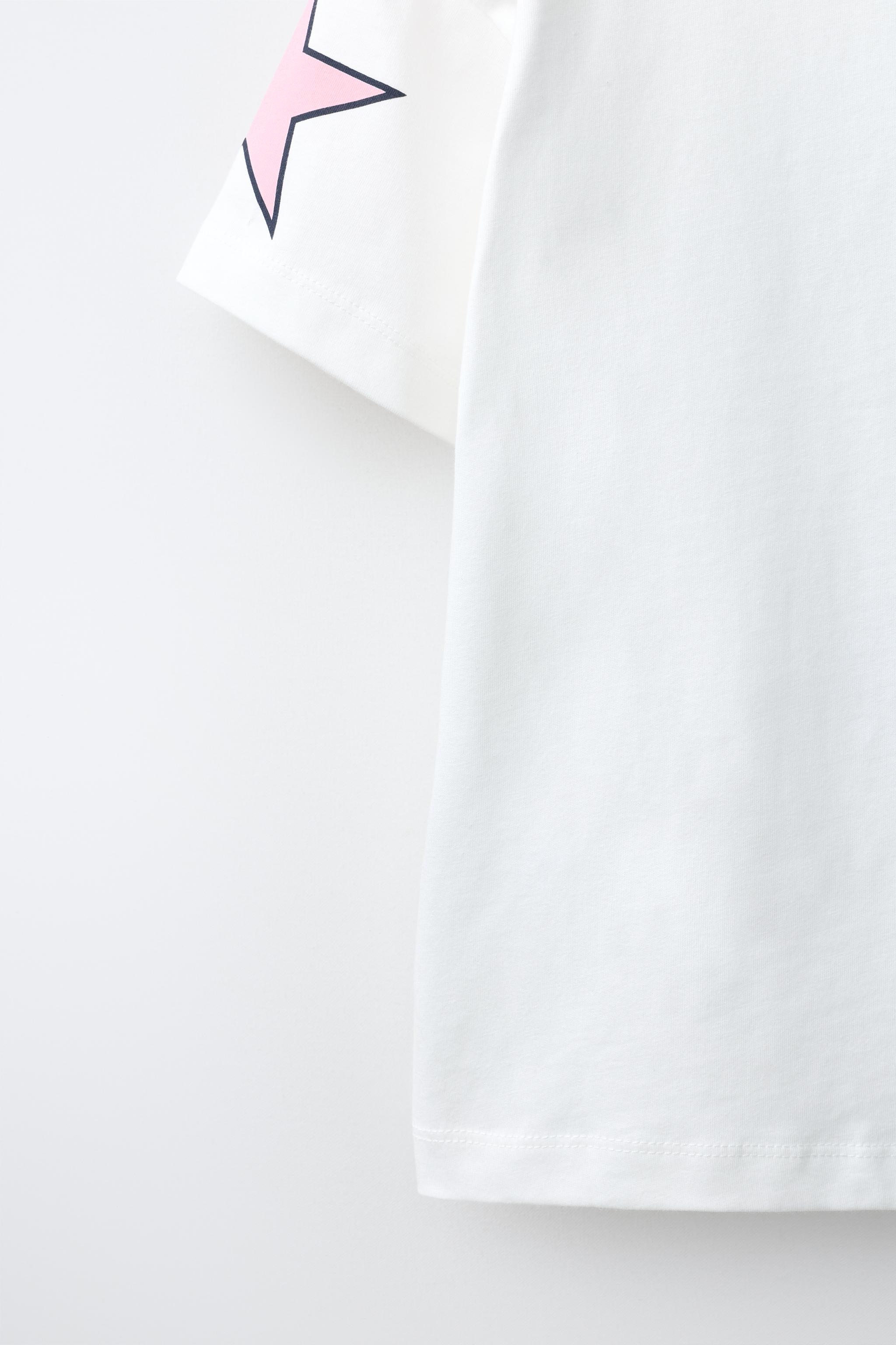 Детские футболки Zara CINNAMOROLL © SANRIO VARSITY T-SHIRT — фото 5