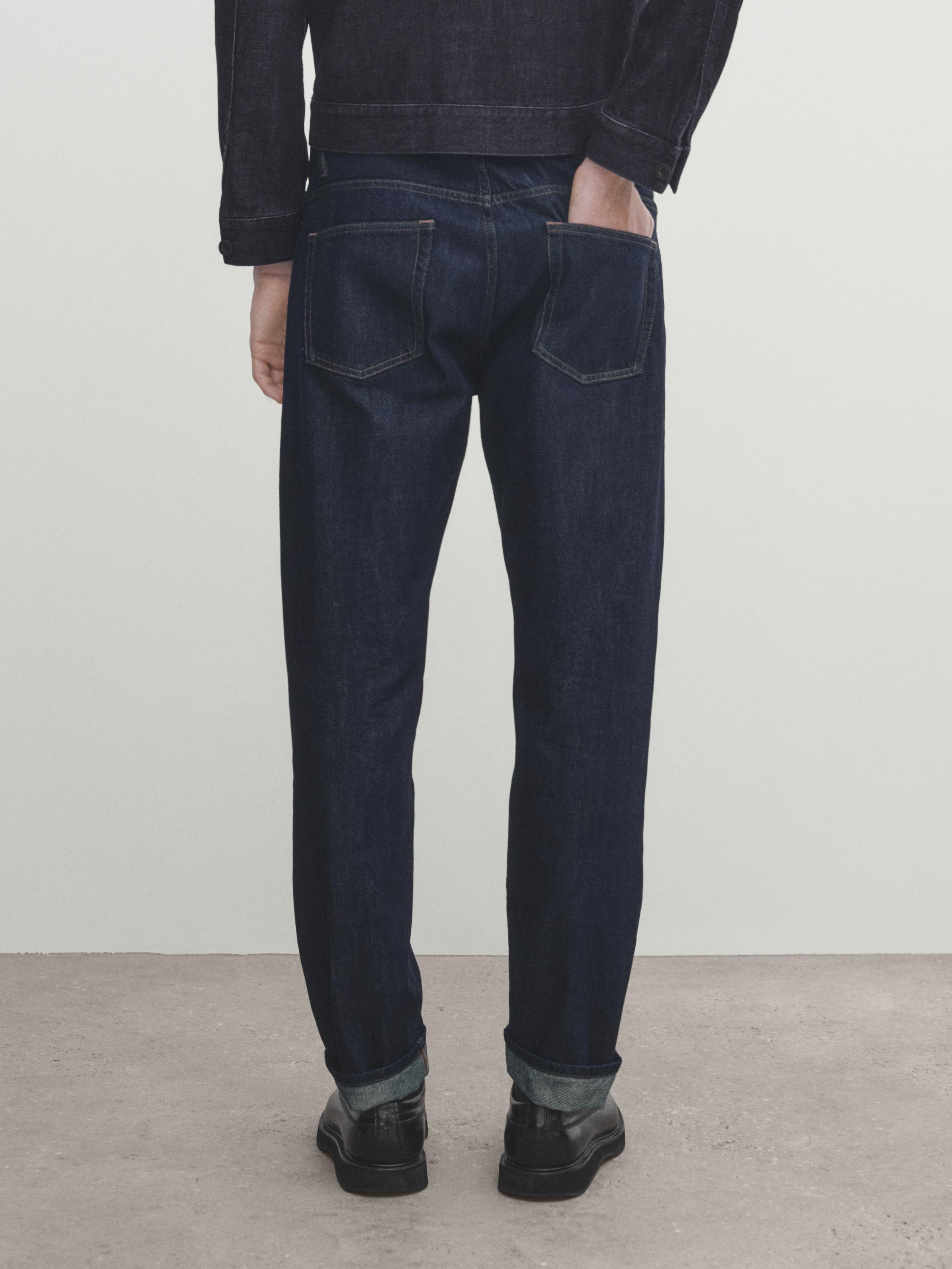 Tapered selvedge hot sale jeans