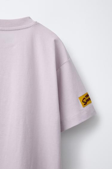 THE SIMPSONS™ MATT GROENING PRINT T-SHIRT - Mauve by Zara - Image 3