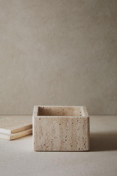 BOÎTE DE RANGEMENT MARBRE BEIGE - Beige de Zara - Image 5