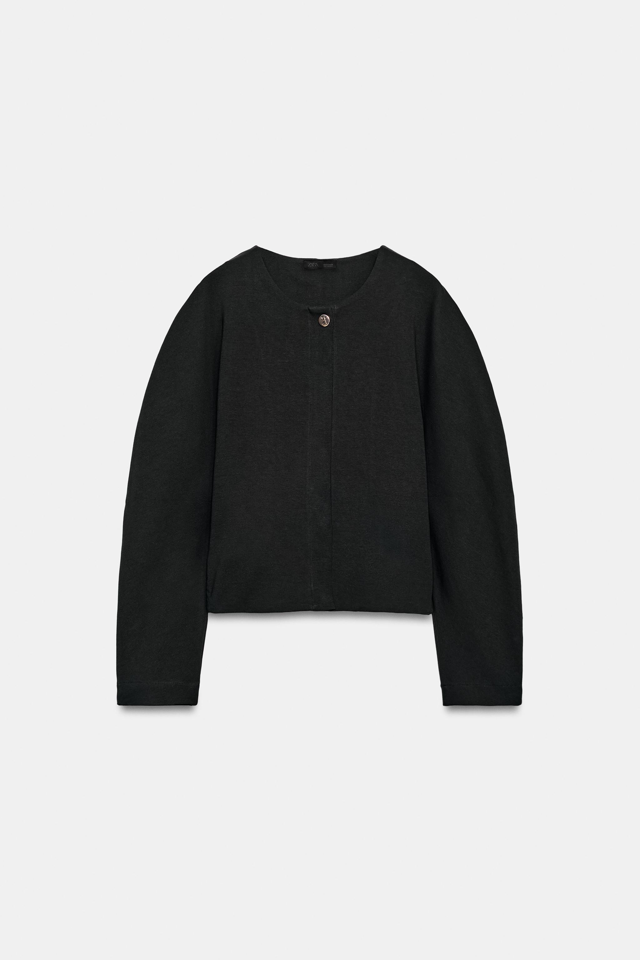 Zara BUTTON JACKET — фото 6
