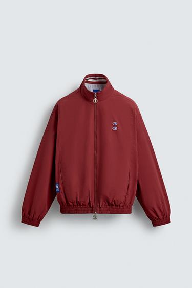 CHAMPION ® X ZARA TECHNICAL PATCH JACKET - Red by Zara
